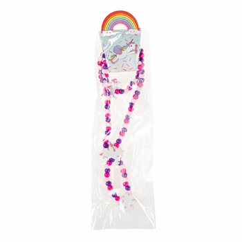 Set Collana e Braccialetto di Unicorno in Legno per Bambini (48 pz.)