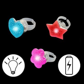 ANELLI LUMINOSI MULTICOLORE IN DISPLAY (36 pz.)