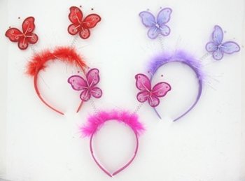 DIADEMA CON FARFALLE (12 pz.)