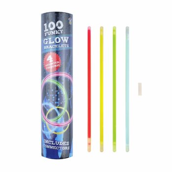 Braccialetti Luminosi Glow - Tubo da 100 Pezzi
