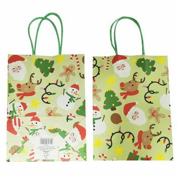 Sacchetti Regalo di Natale in Carta (12 pezzi)
