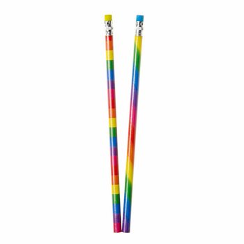 Matite Arcobaleno con Gomma (12 pz.) - Ingrosso