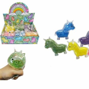Display Unicorni Squeeze con Glitter (12 pezzi)