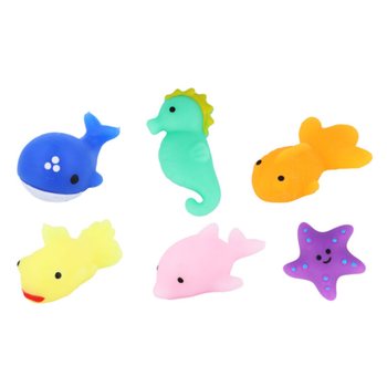 Squishy Animali Marini per Pesca di Beneficenza - In Espositore (96 pz.)