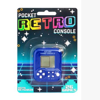 MINI CONSOLE RETRO GAME CON PORTACHIAVI - 26 GIOCHI (6 pz.)