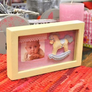 CORNICE FOTO 3D IN LEGNO PER CAMERETTA - MODELLO 4 (6 pz.)