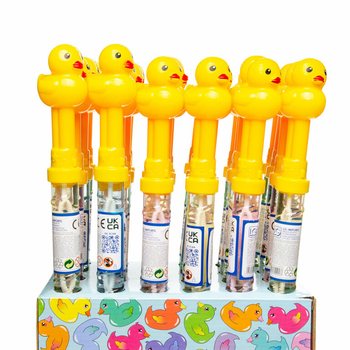 Sparabolle di Sapone Anatra 37 cm in Display (24 pz.)