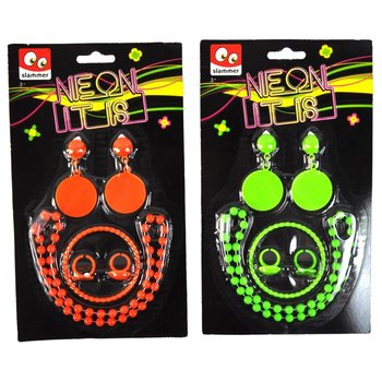 Set di Gioielli NEON su Cartoncino (12 pz.)