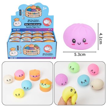RAGE - Squishy Bun Dumplings PICCOLO (5.3x5.3x4.1 cm) - Fidget Toy Viral 2026 (24 pz.)