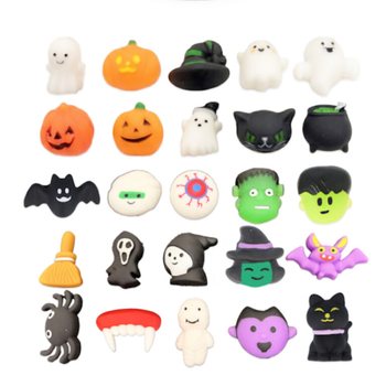 MIX FIGURE SQUISHY HALLOWEEN IN SECCHIELLO (25 pz.)