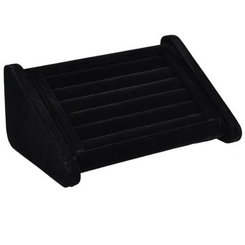 ESPOSITORE PER ANELLI VELLUTO NERO (1 pz.)