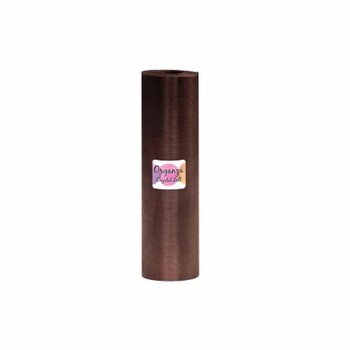 Rotolo di Organza - 28 cm x 25 Metri - Colore Marrone Cioccolato (1 pz.)