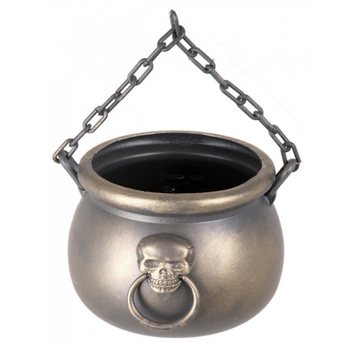 Calderone da strega con teschio (2 pz.)