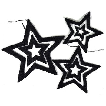 STELLE DI NATALE IN 3 PEZZI (2 pz.)