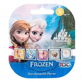 BRACCIALETTI FROZEN CON 5 CHARM INTERCAMBIABILI (24 pz.)