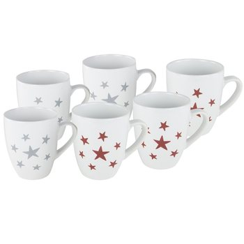 Set 6 Mug Natalizie in Confezione Regalo (2 set)