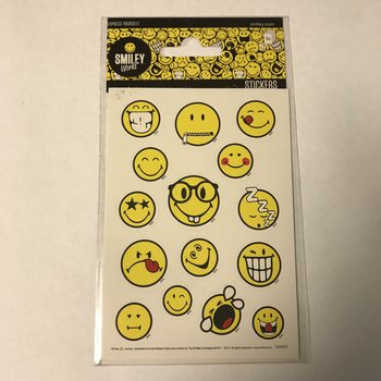 FOGLIO DI ADESIVI: SMILEY'S, 16 x 9 cm (10 pz.)