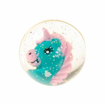 PALLINA RIMBALZANTE UNICORNO &Oslash; 4.5 Cm. (12 pz.)