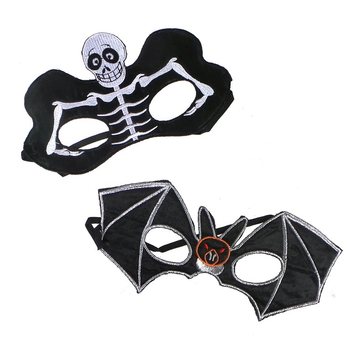 Maschera Horror (Scheletro o Pipistrello) - 12 pezzi