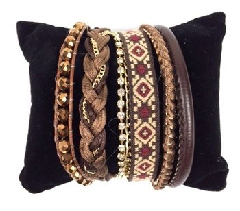 Braccialetto Stile Ibiza Marrone (1 pz.)