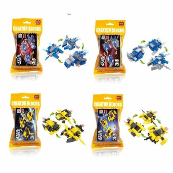 STAR WORLD - SACCHETTI REGALO CON MATTONCINI DA COSTRUZIONE - (48 pz)