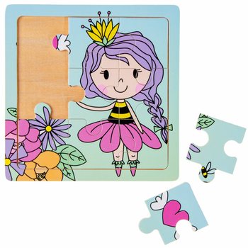 Display Puzzle in Legno per Bambine (24 pezzi)