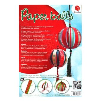Kit Creativo Grandi Palline di Natale da Appendere (12 pz.)