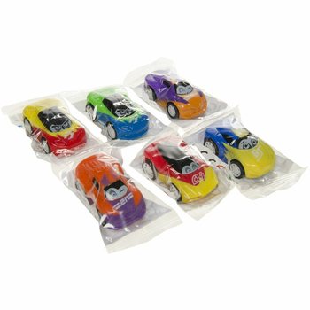Divertenti Auto Sportive a Frizione con Occhi - Mix (48 pz.)