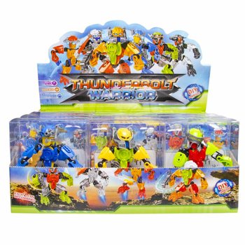 THUNDERBOLT ROBOT WARRIOR PERSONAGGIO D'AZIONE IN DISPLAY (12 pezzi)