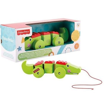 Fisher-Price Il Mio Primo Coccodrillo di Legno Snodabile (2 pz.)