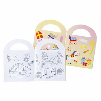 Piccoli Album da Colorare San Nicola con Adesivi (48 pz.)