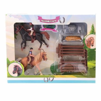 MY LOVELY HORSE - XL - 2x Cavallo Giocattolo con Grande Maneggio - in Confezione Regalo (1 pz.)