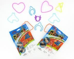Braccialetti Elastici Sagomati Silly Bandz (12 pz)