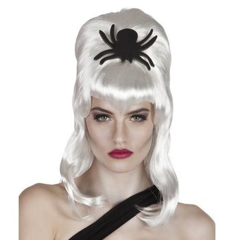 Parrucca - Capelli Bianchi con Ragno (1 pz.)