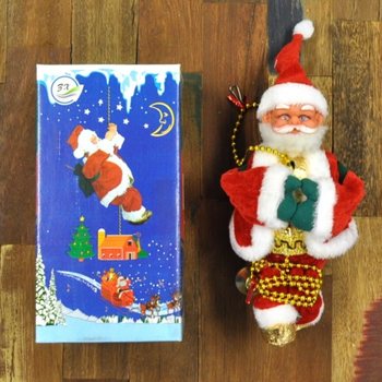 BABBO NATALE ARRAMPICATORE CON MUSICA (2 pz.)