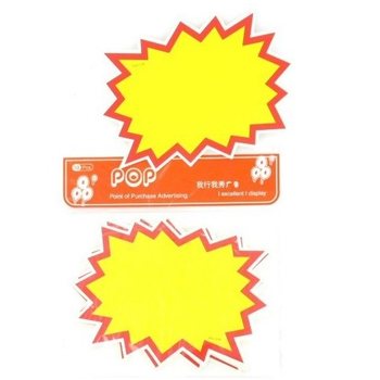 CARTELLI PER OFFERTE E PROMOZIONI - MODELLO 4 (10 pz.)