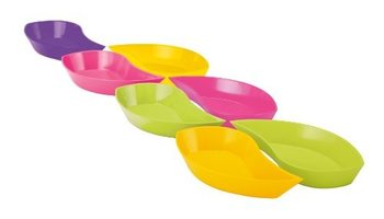 Zak! Designs Set Aperitivo Foglie Flora, 7 Pezzi (1 set)