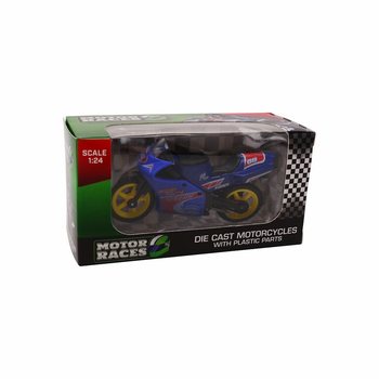 MOTO SUPER SPORT DIE CAST, SCALA 1:24 IN DISPLAY (24 pz.)