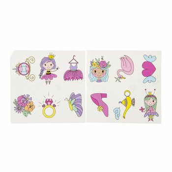 Tatuaggi Fun - Principesse (96 pezzi)