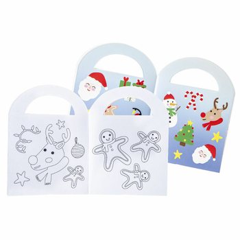 Piccoli Album da Colorare Natalizi con Adesivi (48 pezzi)