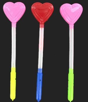 Bastoncino Luminoso LED Modello Cuore (10 pz)