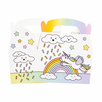 Scatoline Regalo Unicorno / Scatole Porta Caramelle 12x12.5x6 cm (12 pz)