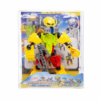 THUNDERBOLT ROBOT WARRIOR PERSONAGGIO D'AZIONE IN DISPLAY (12 pezzi)