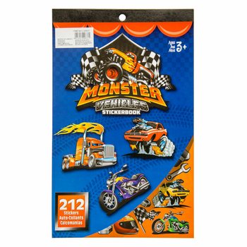 Libro di adesivi Monster Truck 212 pezzi (12 pz.)