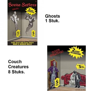 MEGA DECORAZIONE DA PARETE HORROR (9 pz.)