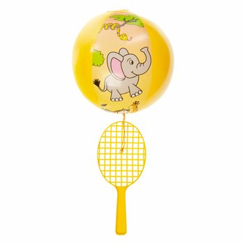 RACCHETTA PADDLE CON PALLINA - ANIMALI DELLA GIUNGLA (12 pz.)
