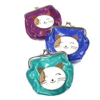 Portafogli (Bambini) Mix Colori Gatto (6 pz)