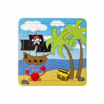 Mix Puzzle Pirati - 14 x 14 cm (50 Pezzi)