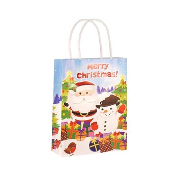 Sacchetti Regalo MERRY CHRISTMAS 14x21x7 cm (24 pz)