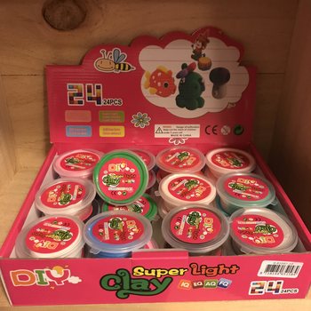 Pasta da modellare Super Light in espositore (24 pz.)